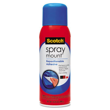 Scotch® Spray Mount Repositionable Adhesive, 10.25 Oz, Dries Clear freeshipping - TVN Wholesale